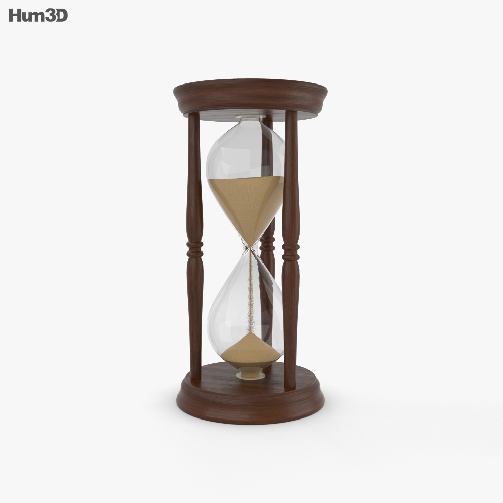Пісочний годинник 3D модель