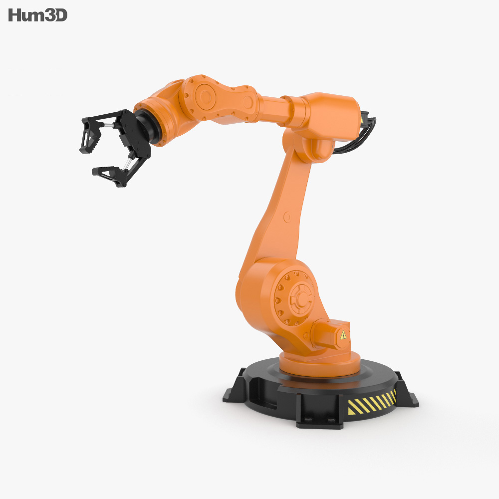 산업용 로봇 3D 모델 