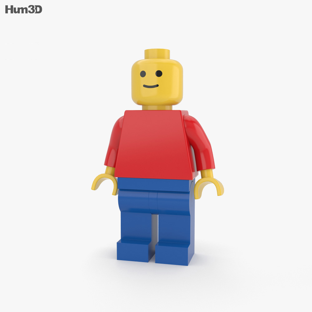 Персонаж Lego 3D модель