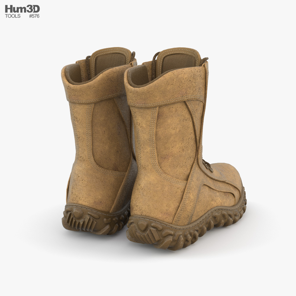 Military Boots 3d model