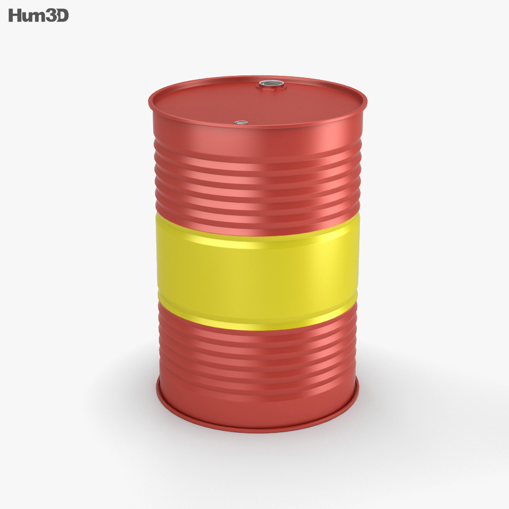Oil Barrel 3d model