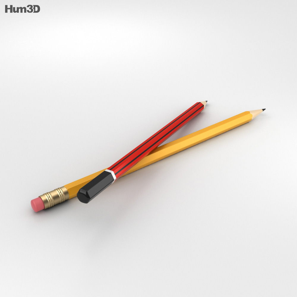 Crayon Modèle 3d