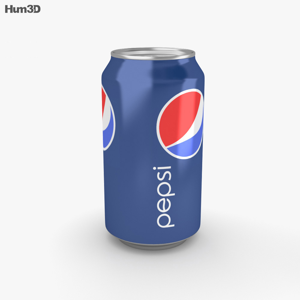 Pepsi Can 12 FL 3D model - Food on Hum3D