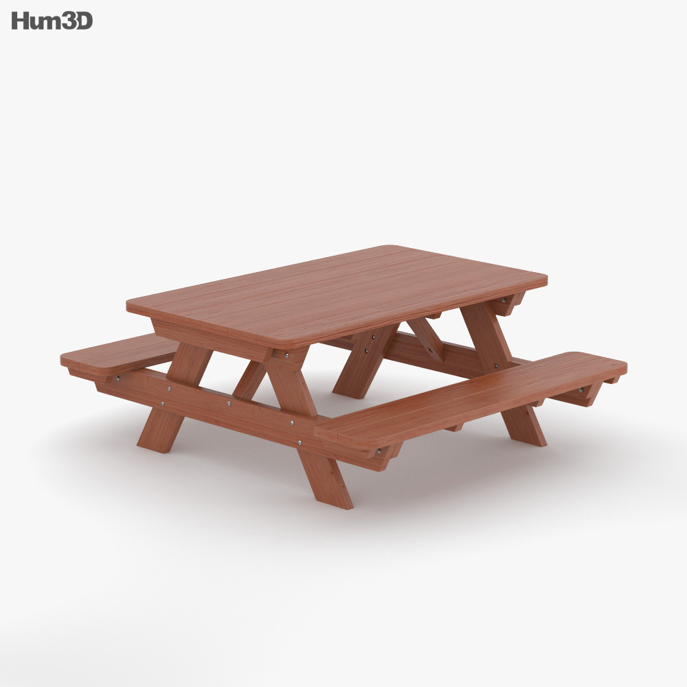 Picnic Table 3d model