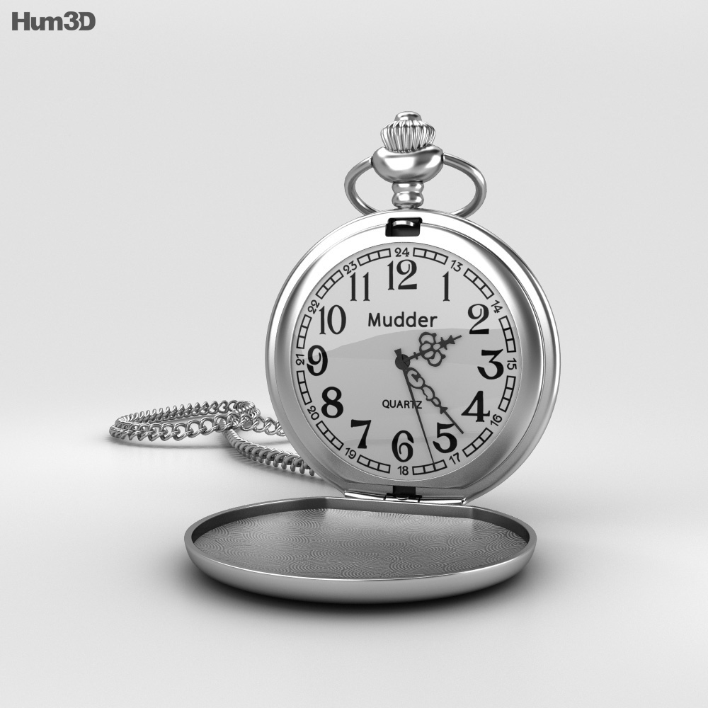 Кишеньковий годинник 3D модель