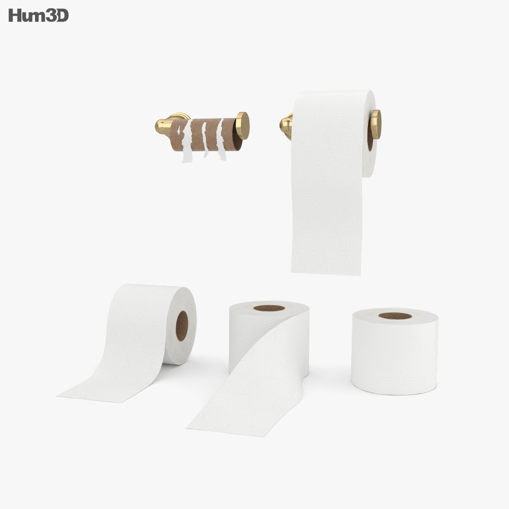 Toilet Paper 3d model