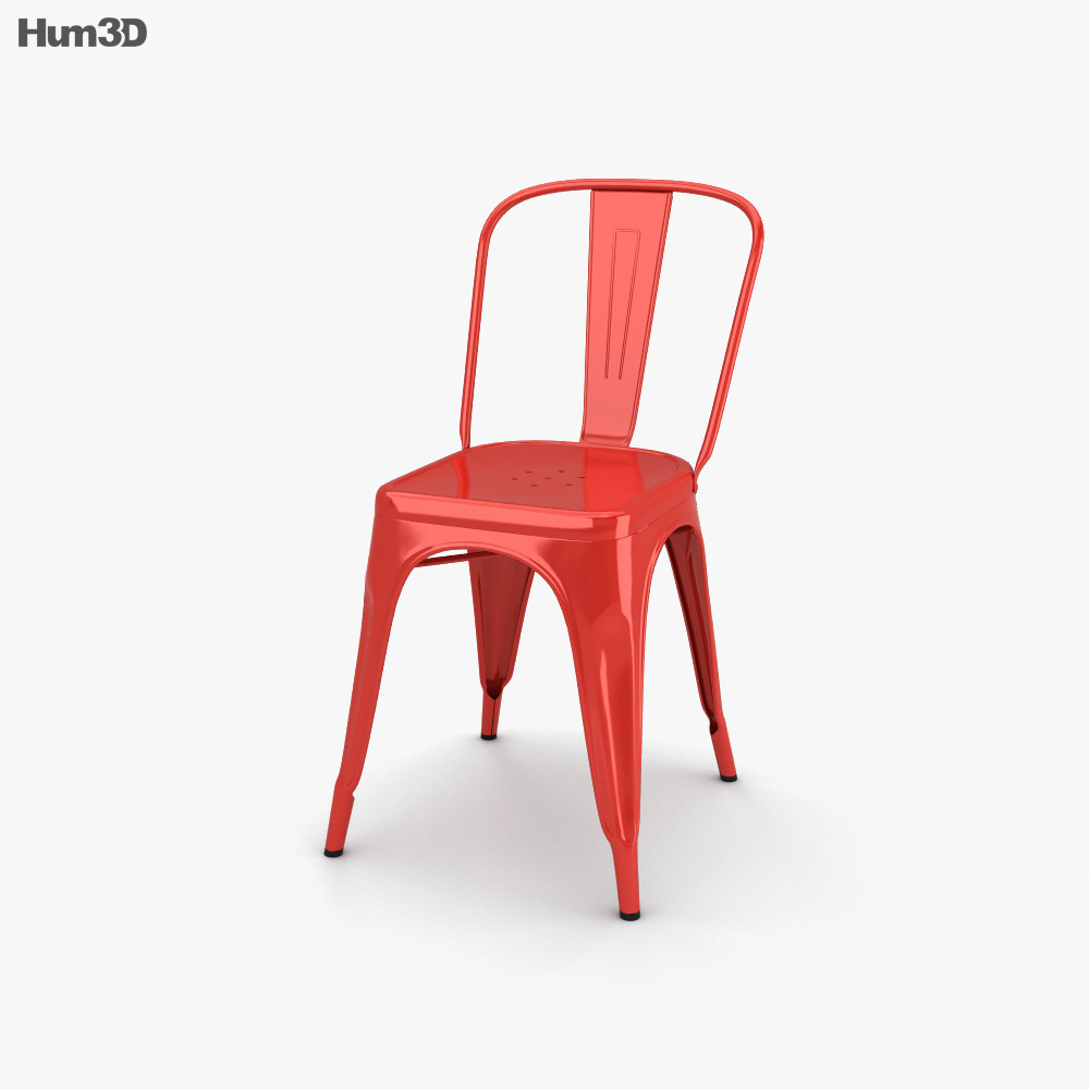 Tolix chair 3d model