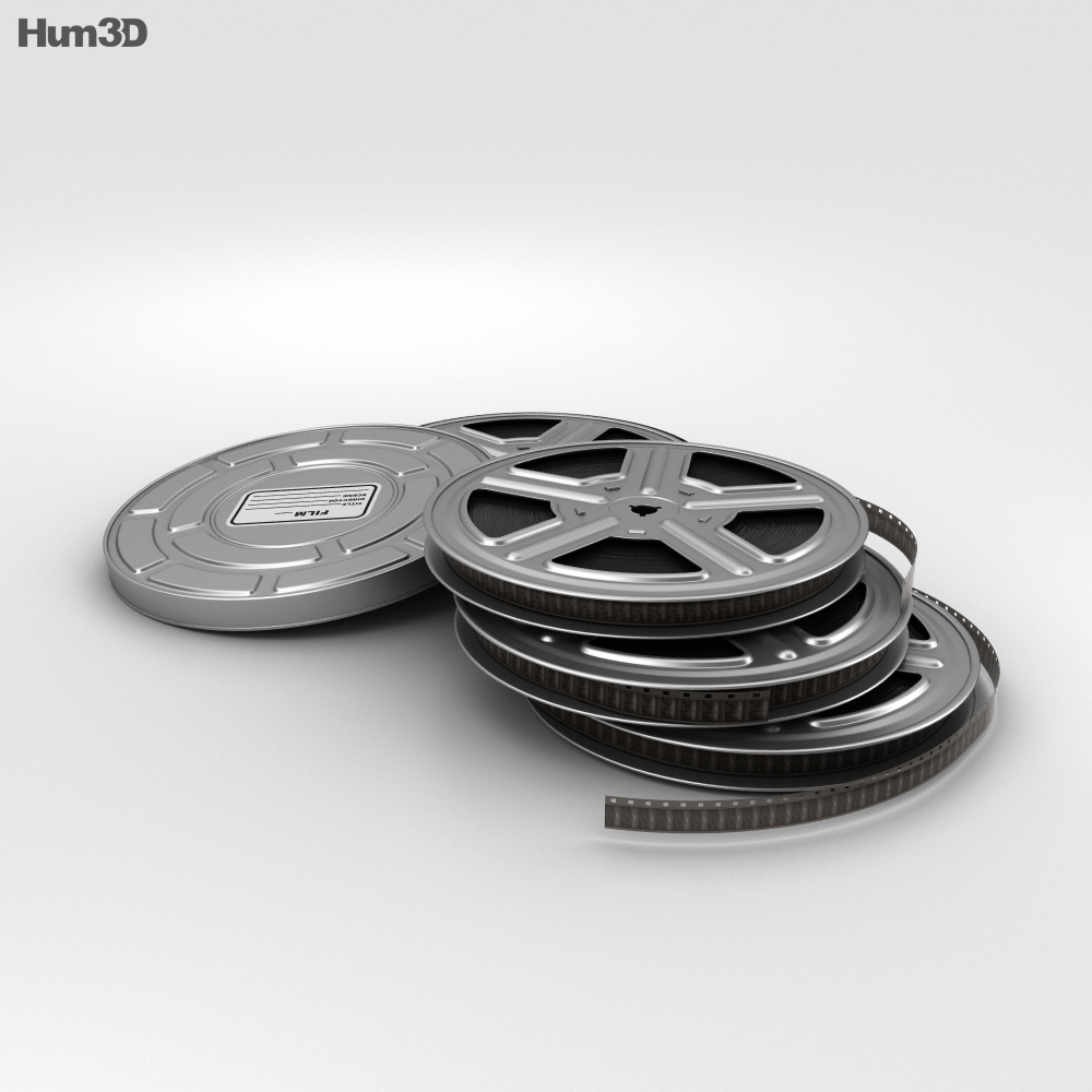 Video Filmrolle 3D-Modell