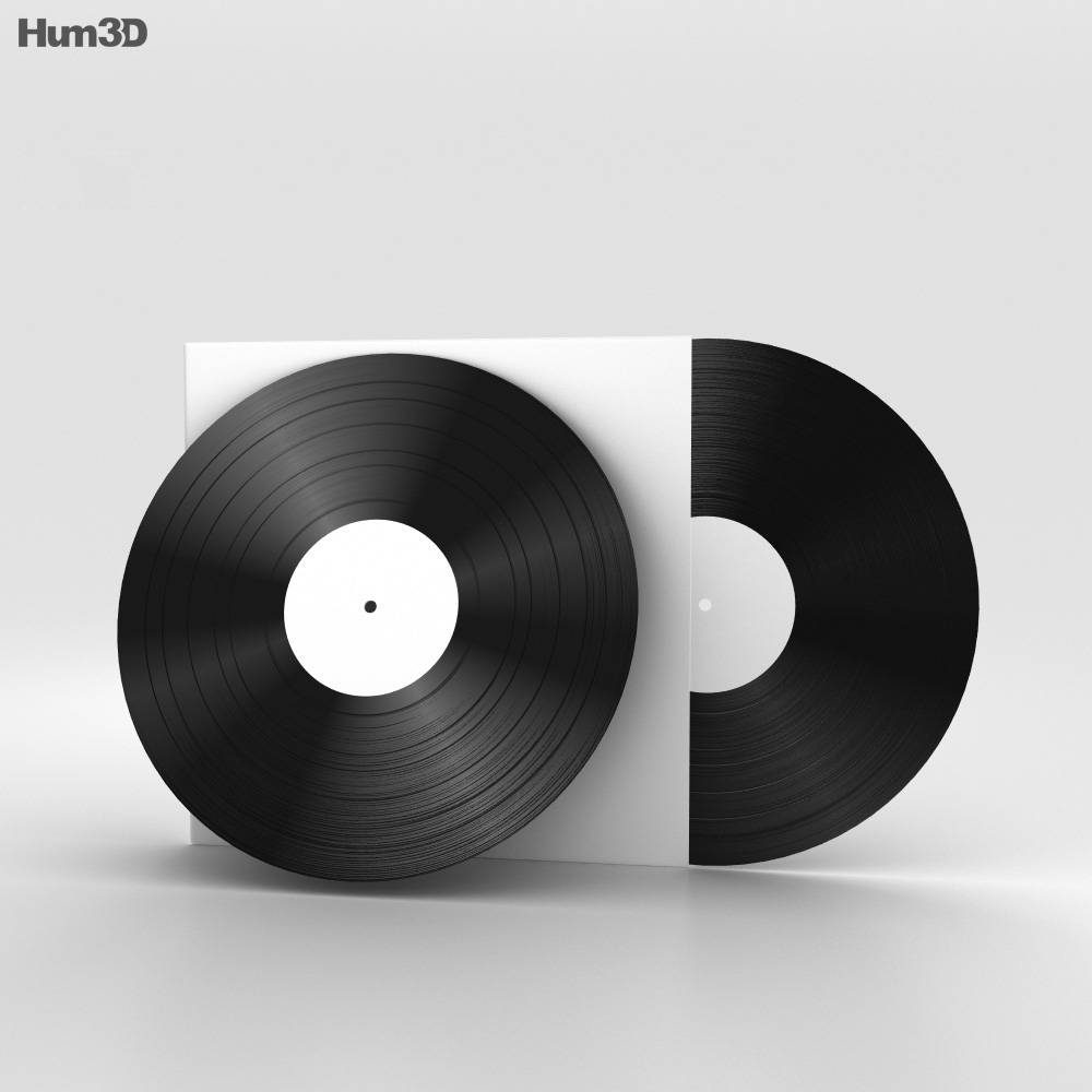 Vinyl Record 3D model - Electronics on Hum3D
