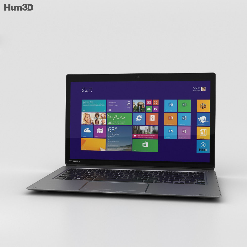 Toshiba Kirabook 3D модель