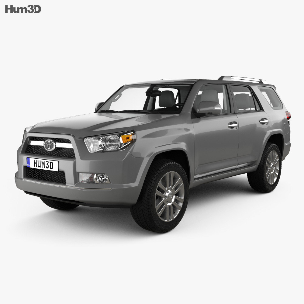 Toyota 4Runner with HQ interior 2013 3d model