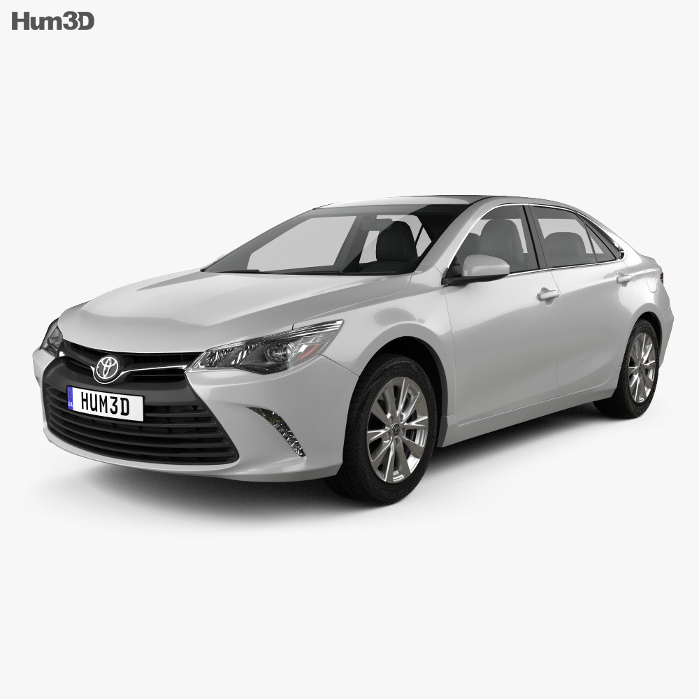 Toyota Camry XLE 2017 3d model