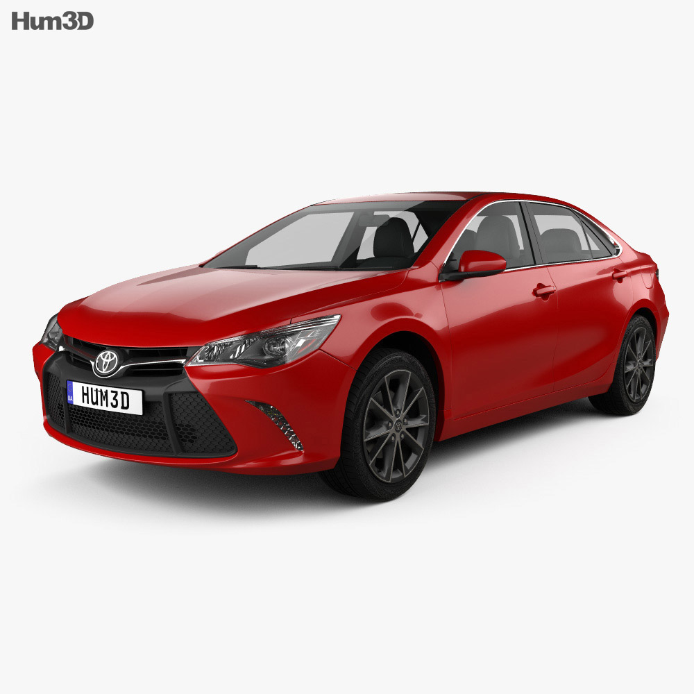 Toyota Camry XSE 2017 3d model