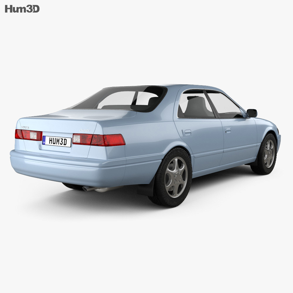 Toyota Camry (XV20) 2002 3d model back view