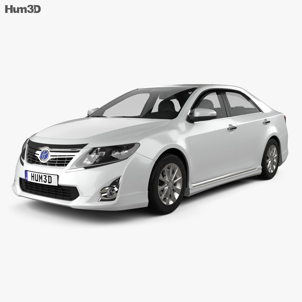 Toyota Camry hybrid 2014 3d model