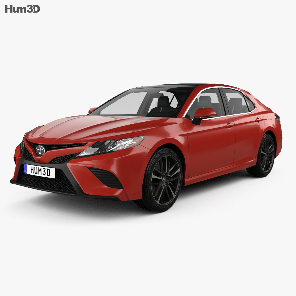 Toyota Camry (XV60) XSE with HQ interior 2018 3d model