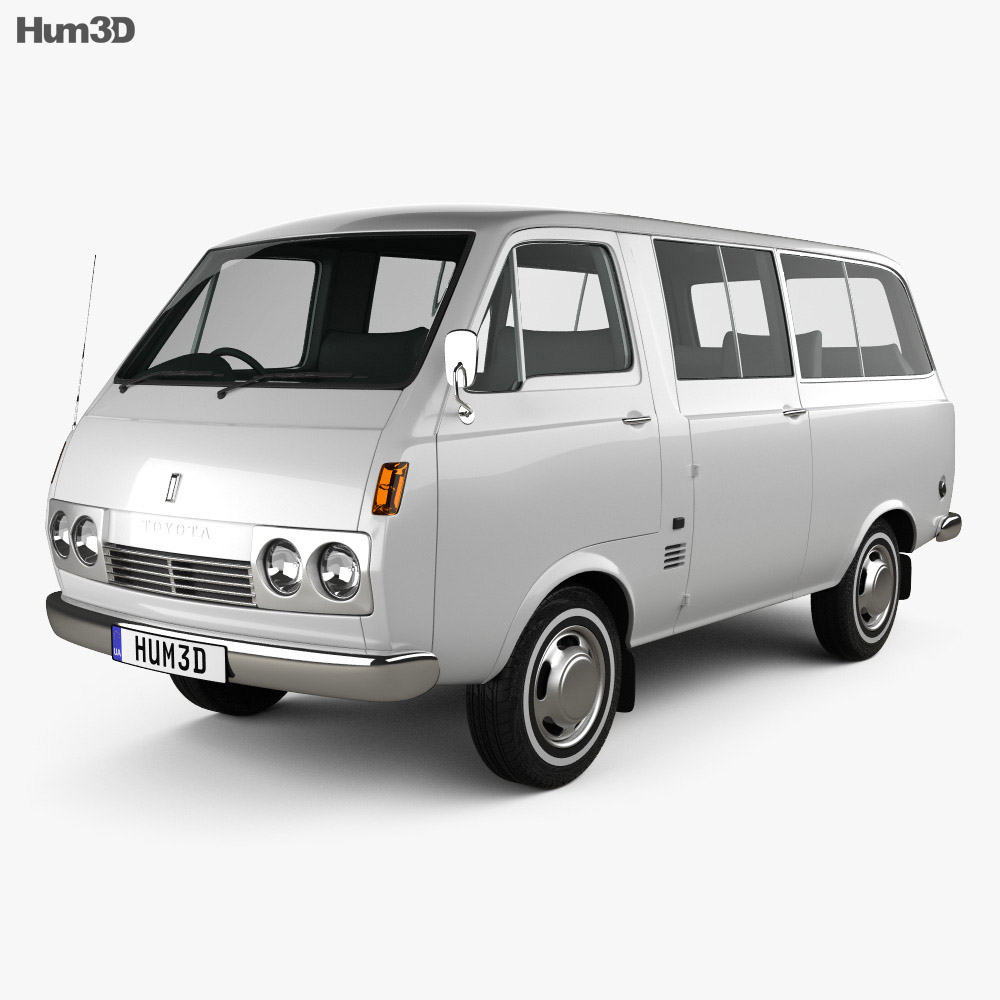 Toyota Hiace Passenger Van 1967 3d model