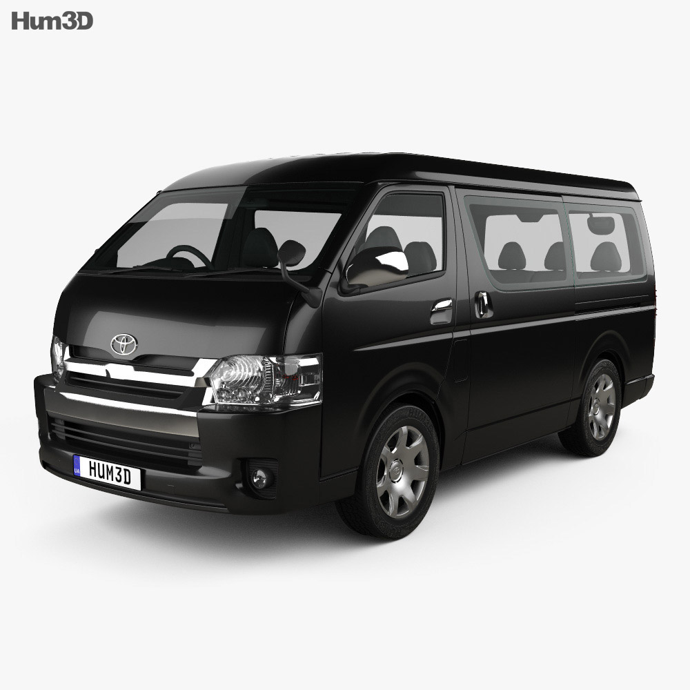 Toyota Hiace Passenger Van L1H2 GL 2015 3d model