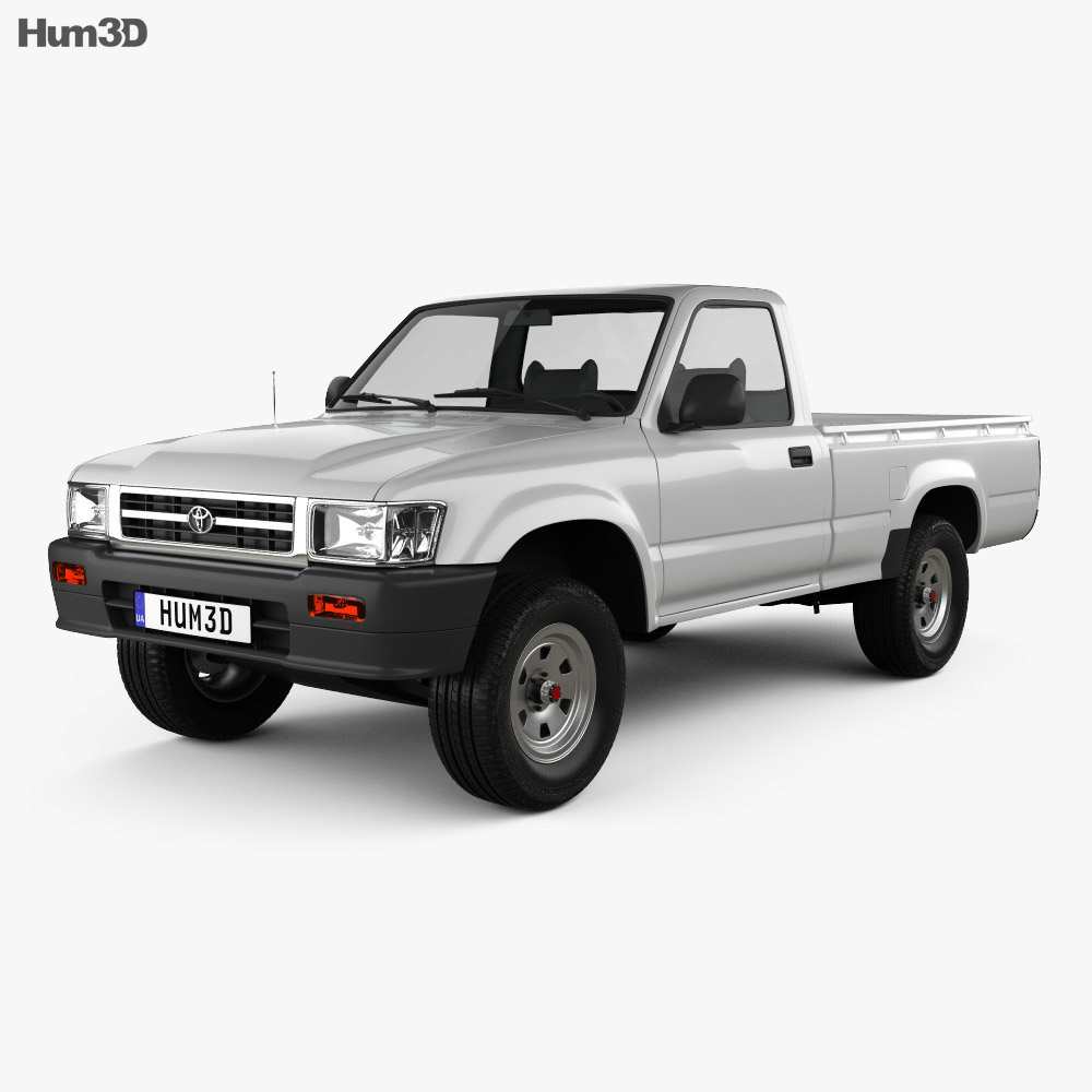 Toyota Hilux Single Cab 1997 3D 모델 
