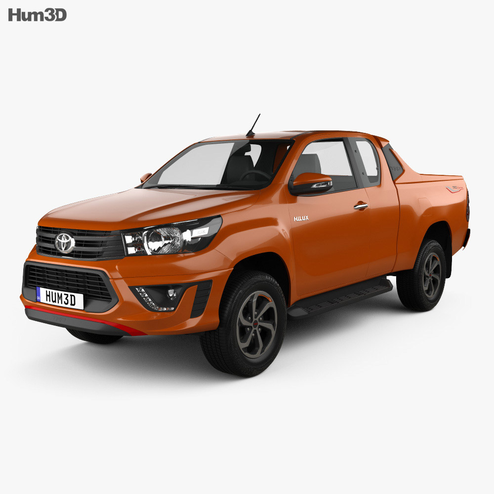 Toyota Hilux Double Cab Revo TRD Sportivo 2019 3d model
