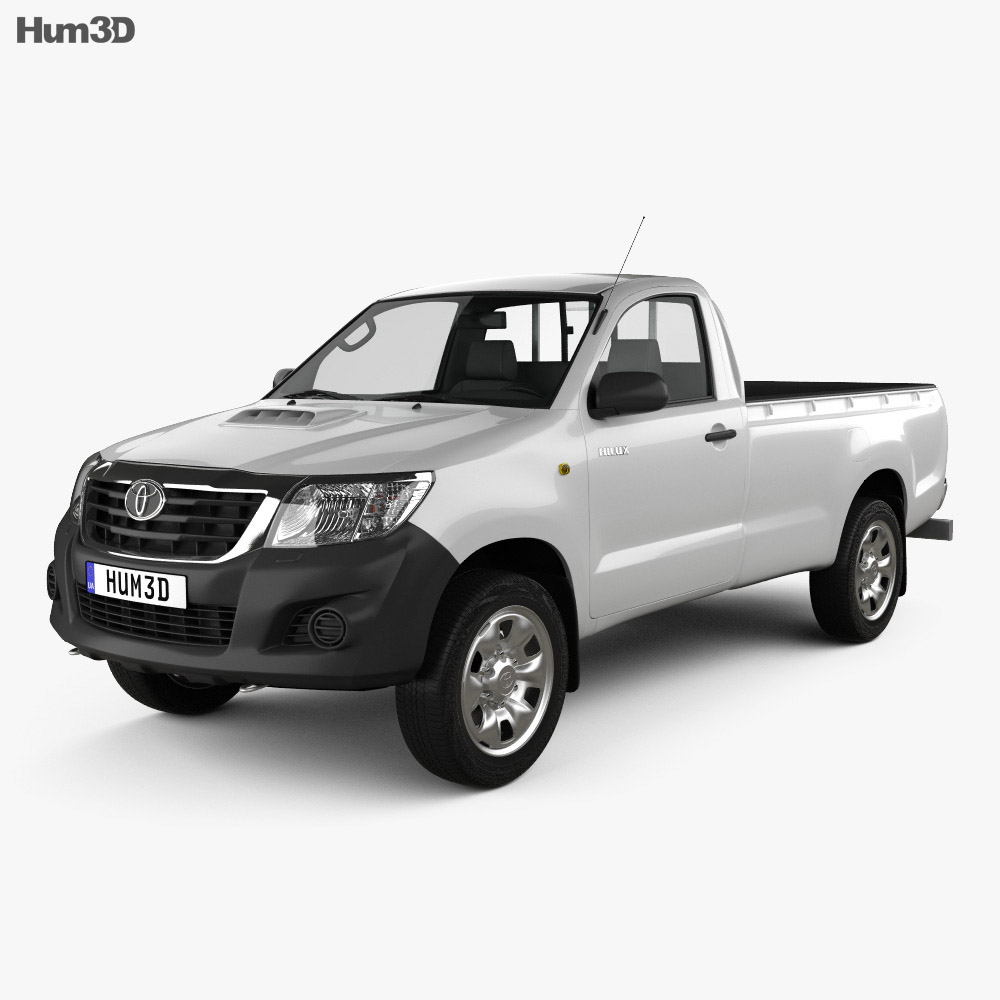Toyota Hilux Regular Cab 2015 3Dモデル