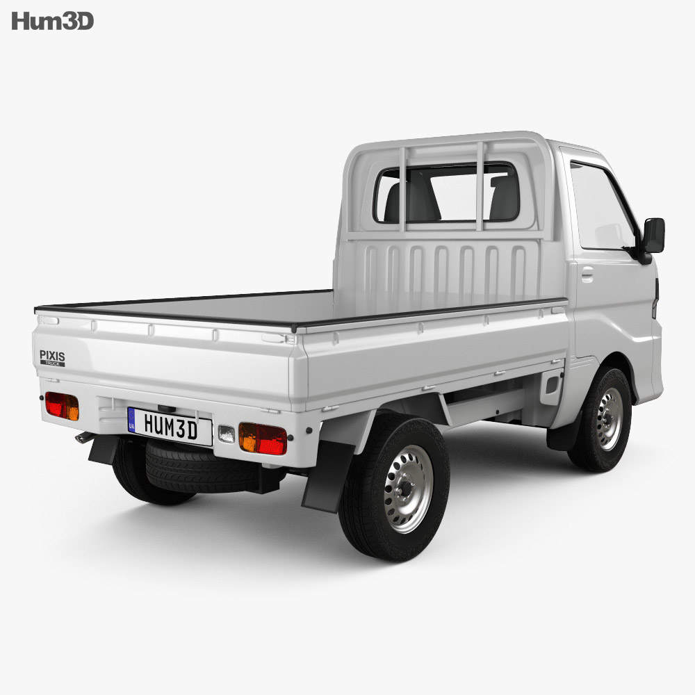 Toyota Pixis Truck 2015 3d model back view