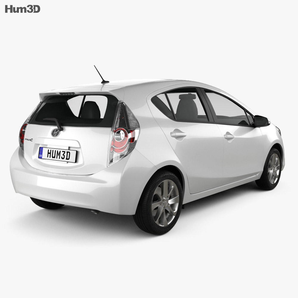 Toyota Prius C Aqua 12 3d Model Vehicles On Hum3d