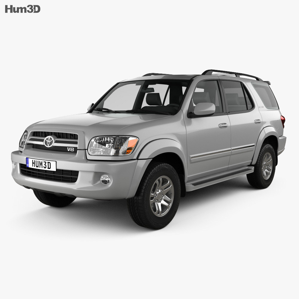 Toyota Sequoia Limited 2007 3d model