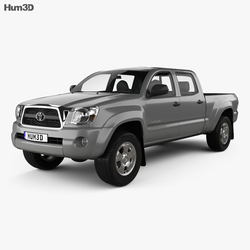 Toyota Tacoma Double Cab Long bed 2014 3d model
