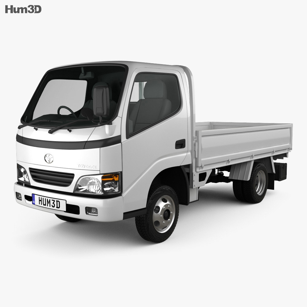 Toyota ToyoAce Flatbed 2011 Modelo 3d