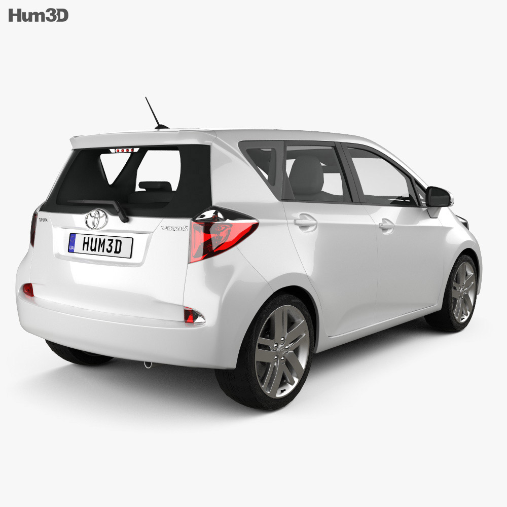 Toyota Ractis (Verso S) 2014 3D model - Vehicles on Hum3D