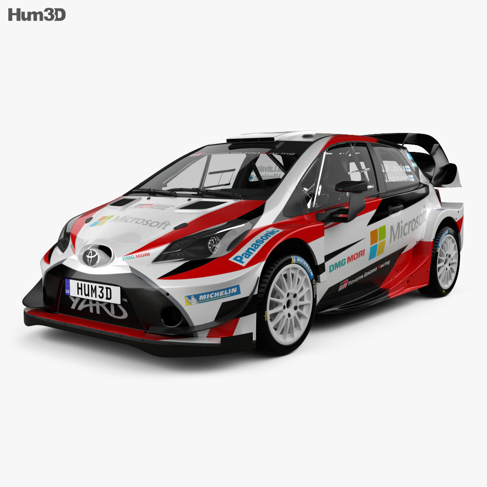Toyota Yaris WRC 2018 Modelo 3d