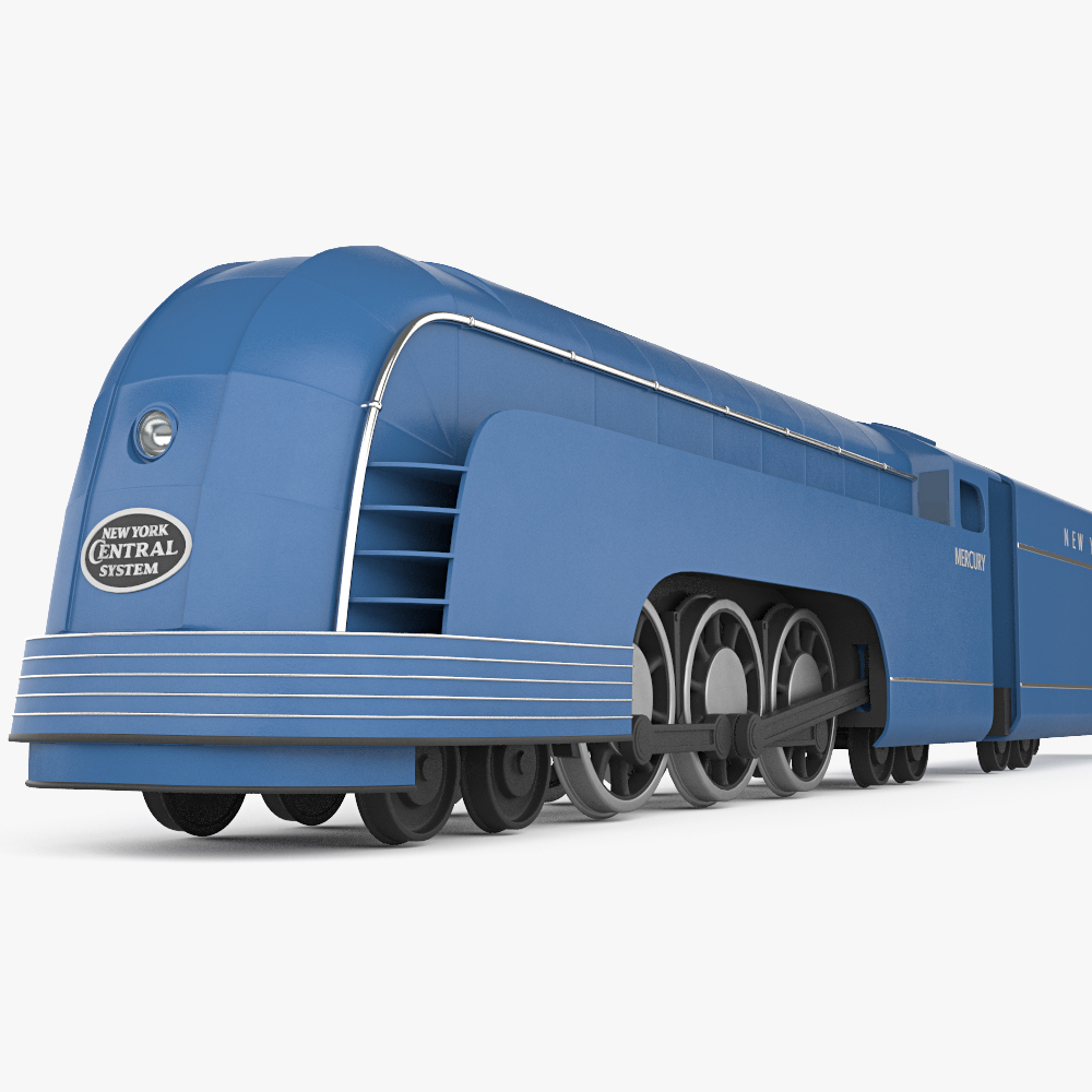 Mercury Streamliner Treno Modello 3D