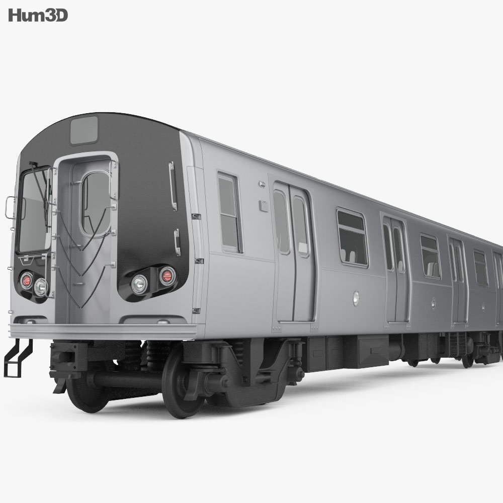 Metro Train 3d Model Free Download