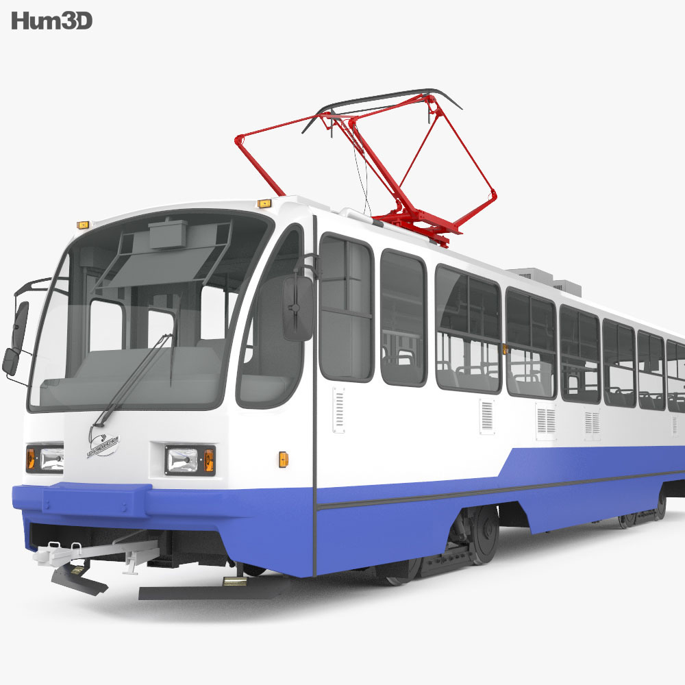 Uraltransmash 71-403 Straßenbahn 3D-Modell