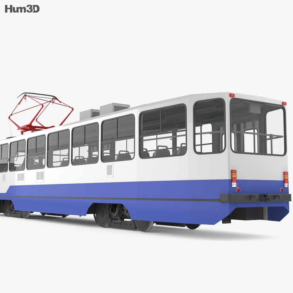 Uraltransmash 71-403 Tram 3d model