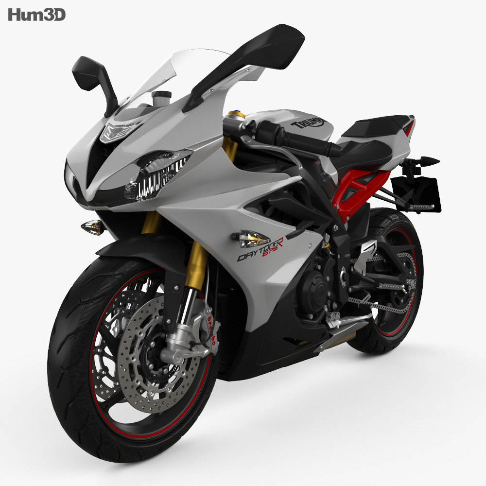 Triumph Daytona 675r Abs 15 3d Model Vehicles On Hum3d