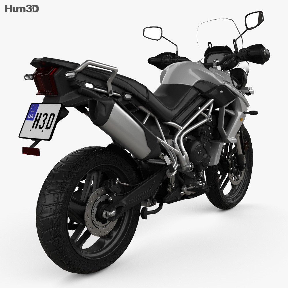 Triumph Tiger 800 Xrt 18 3d Model Vehicles On Hum3d