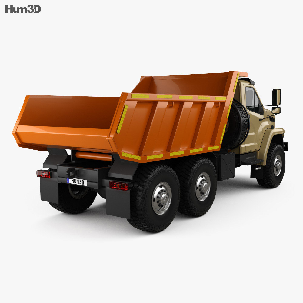Ural Next Dumper Truck 2018 3d model back view