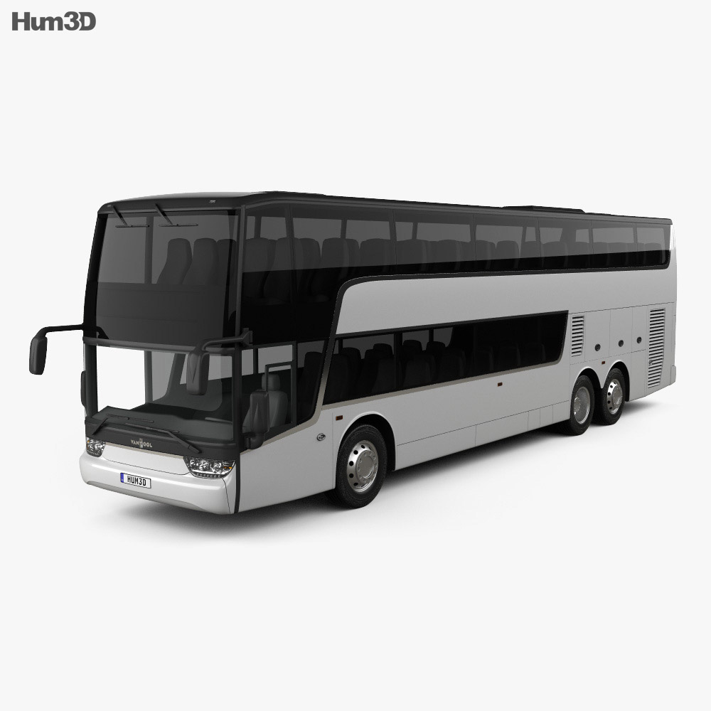 Van Hool TDX Autobus 2018 Modello 3D