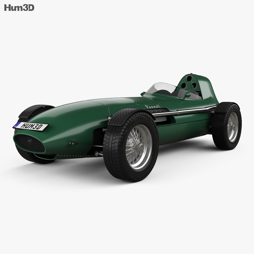 Vanwall GPR V12 1958 3D model - Vehicles on Hum3D