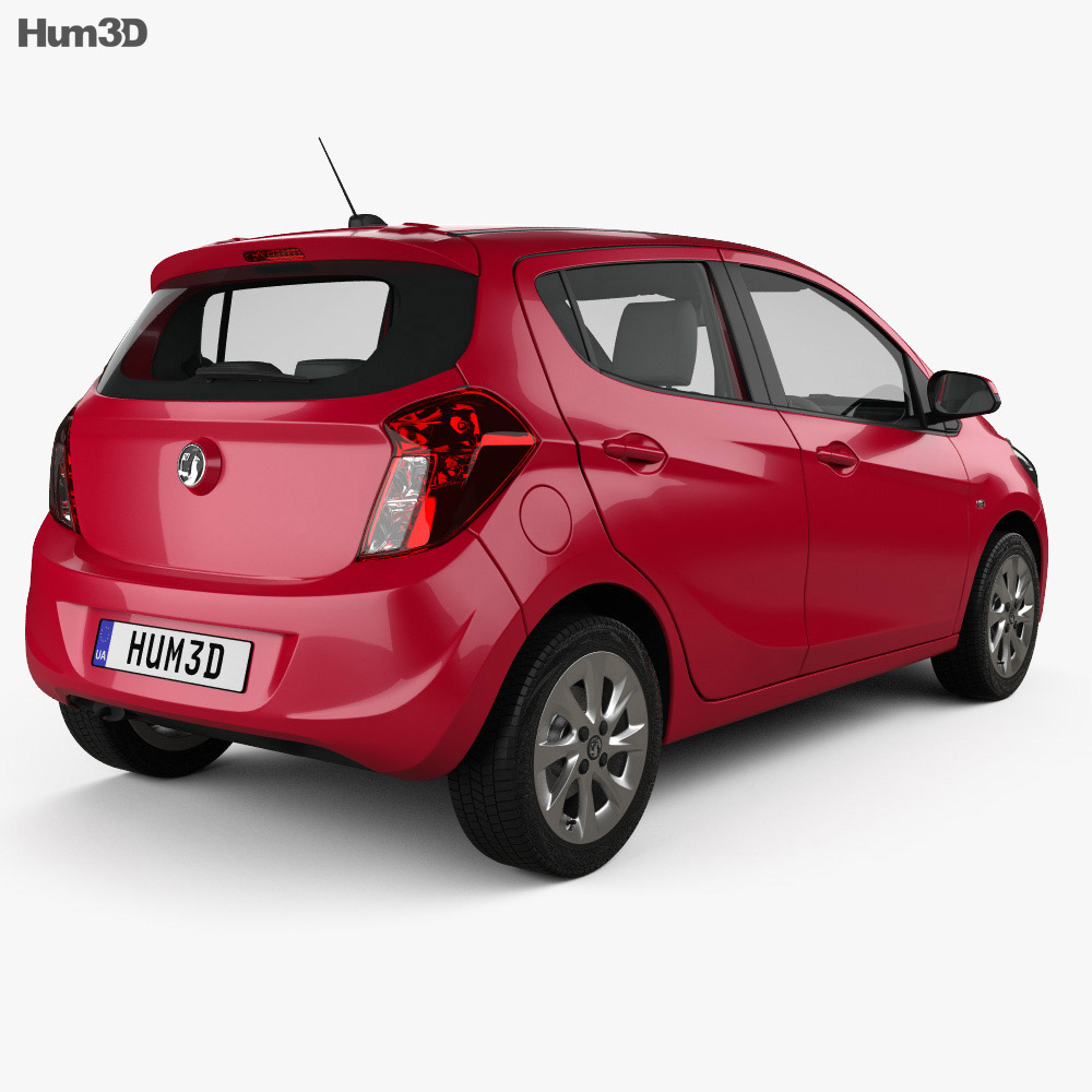 Vauxhall Viva SL with HQ interior 2018 3d model back view