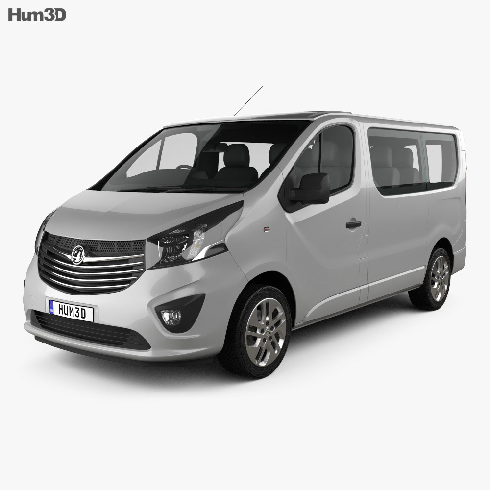 Vauxhall Vivaro Passenger Van L1H1 2017 3D模型