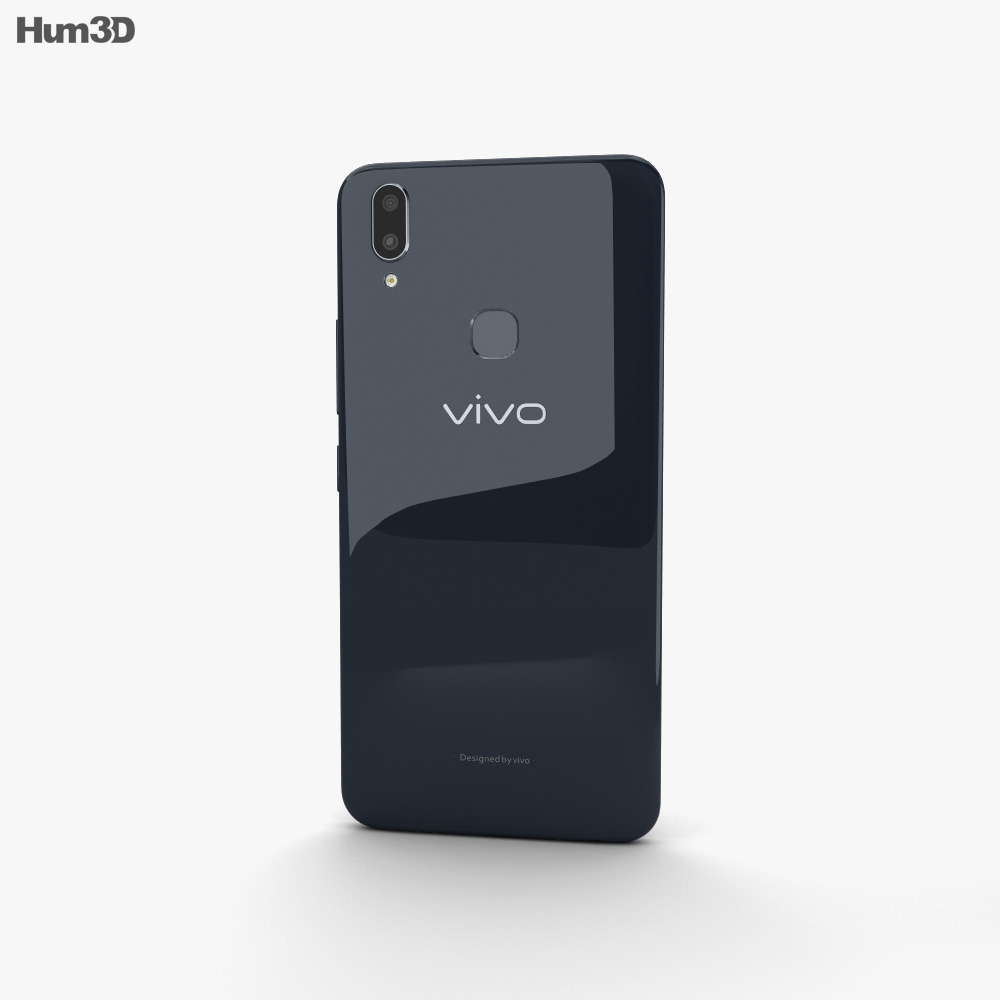 Vivo V9 Black 3d model