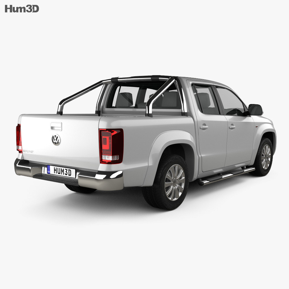 Volkswagen Amarok Crew Cab 2012 3D model - Vehicles on Hum3D