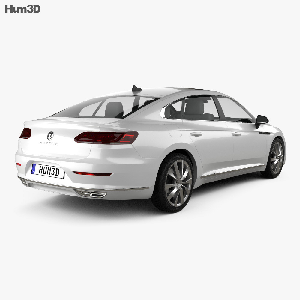 Volkswagen Arteon 2020 3d model back view
