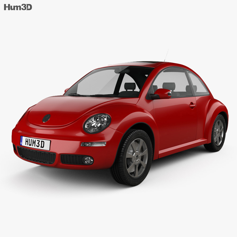 Volkswagen Beetle クーペ 2011 3Dモデル