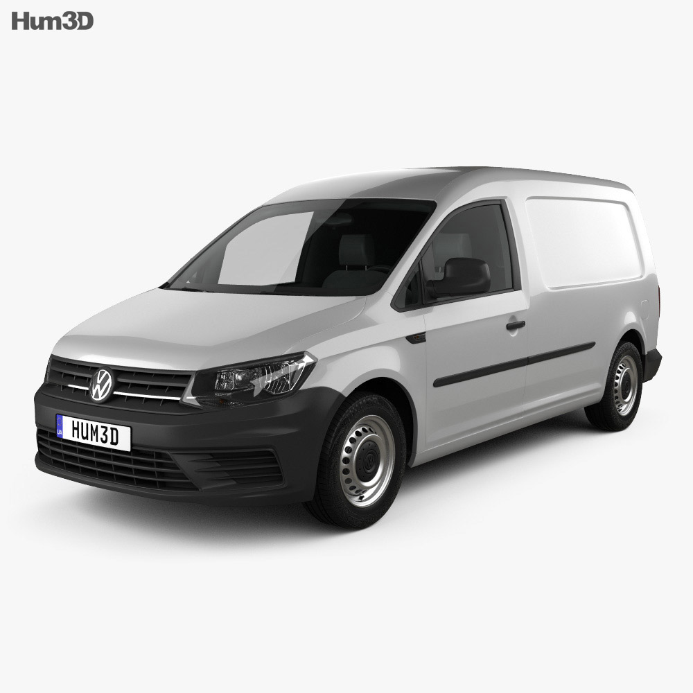 inval Schrijf op Nauwkeurig Volkswagen Caddy Maxi Panel Van 2018 3D model - Vehicles on Hum3D