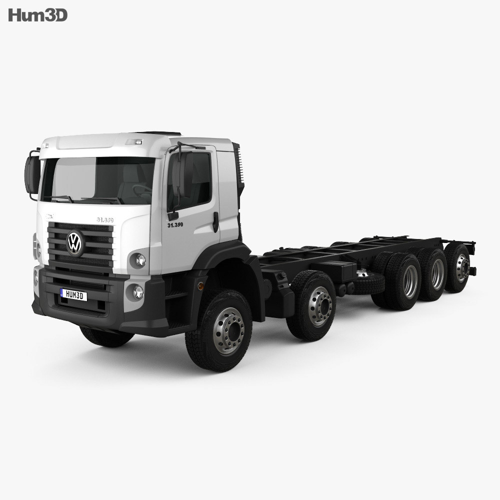 Volkswagen Constellation Chassis Truck 2016 3d model