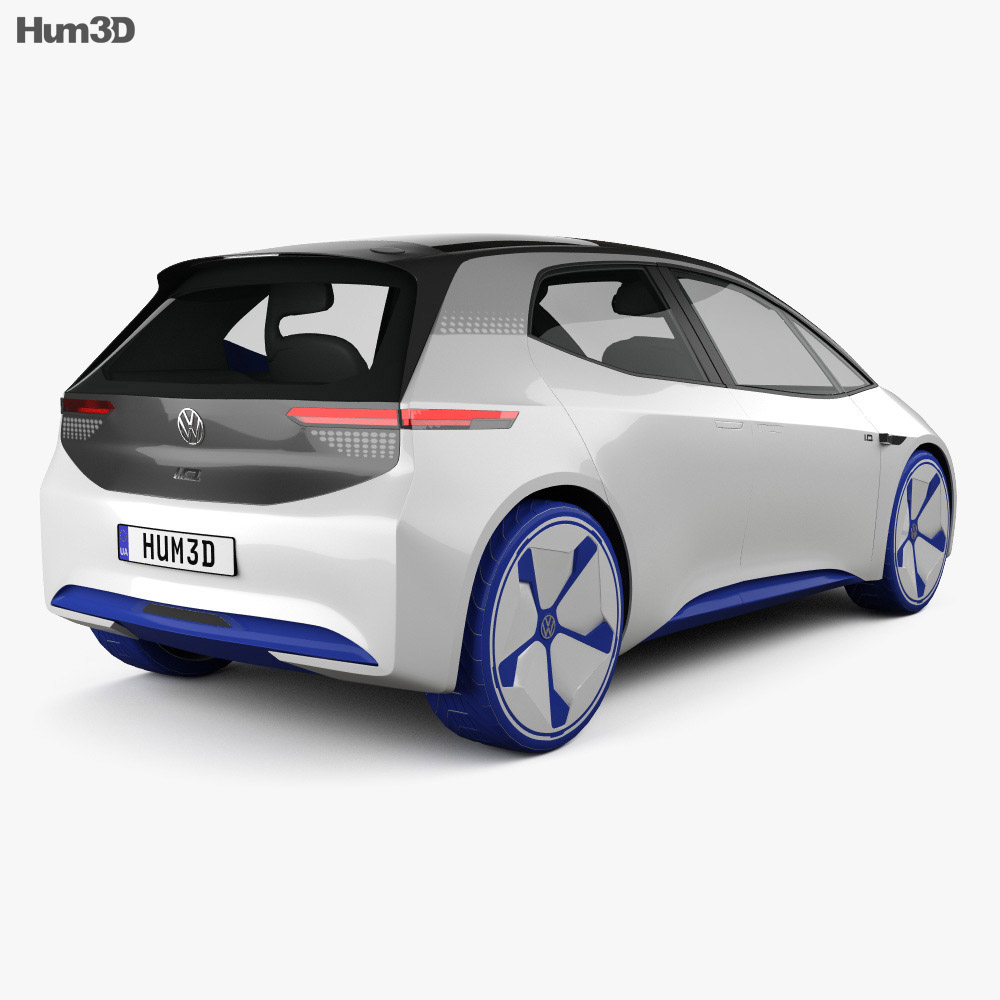 Volkswagen ID 2017 3D модель back view